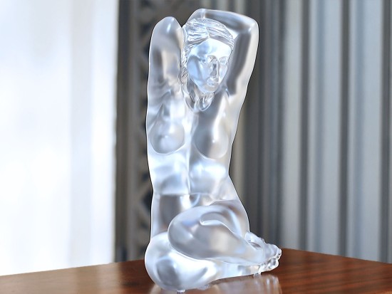 Sculpture: Lalique "Flora"...