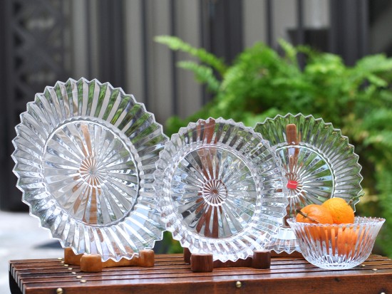Plates: Baccarat "Mille...