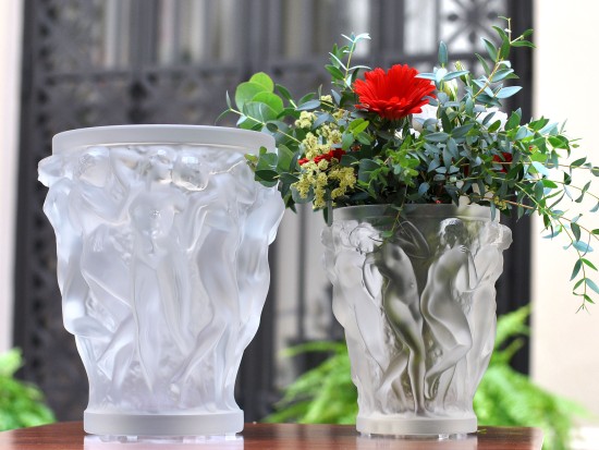 Vase: Lalique "Bacchantes"