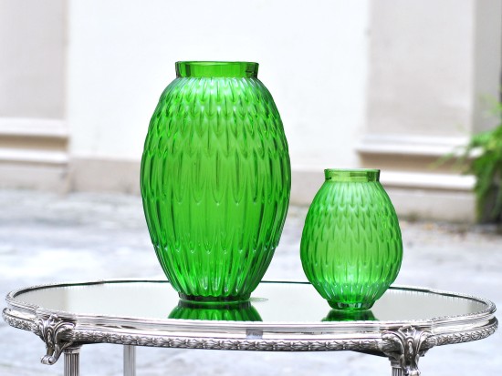 Vase: Lalique "Plumes"...