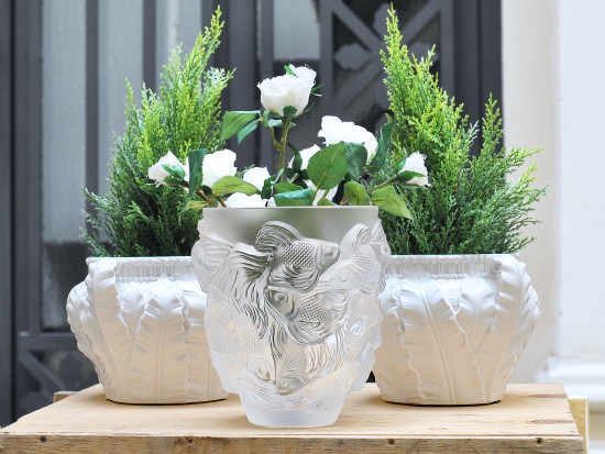 Vase: Lalique "Rosetail"...