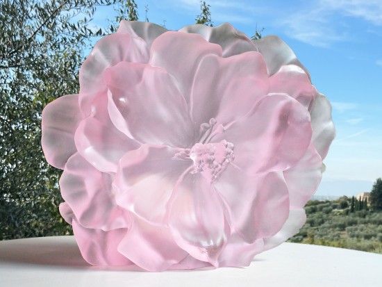 Vase: Daum "Camelia Rosè"