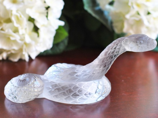 Snake: Lalique "Snake Head Up"