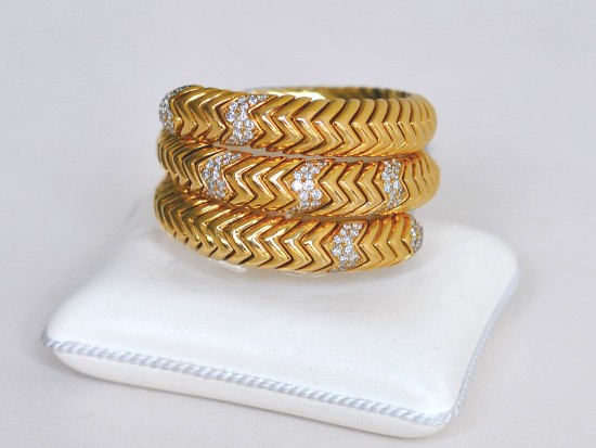 Gold and Diamond Bracelet