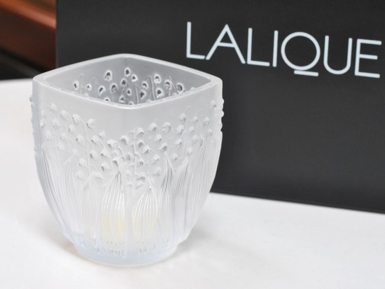 Portacandela: Lalique "Muguet"
