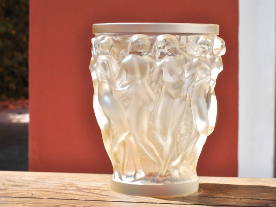 Vaso: Lalique "Bacchantes" Oro
