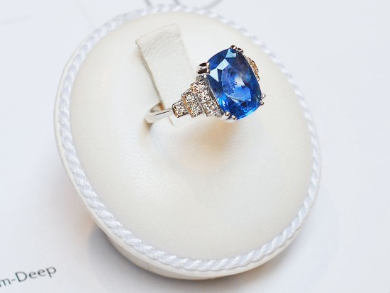 Sapphire and Diamond Ring