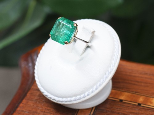 ìEmerald Ring Emerald Cut