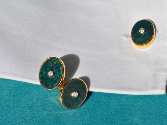 Oval Cufflinks with...