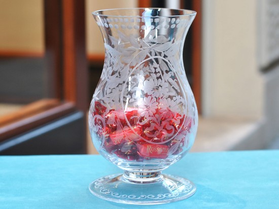 Italian Crystal Vase