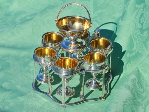 English Egg Cup in Silver,...