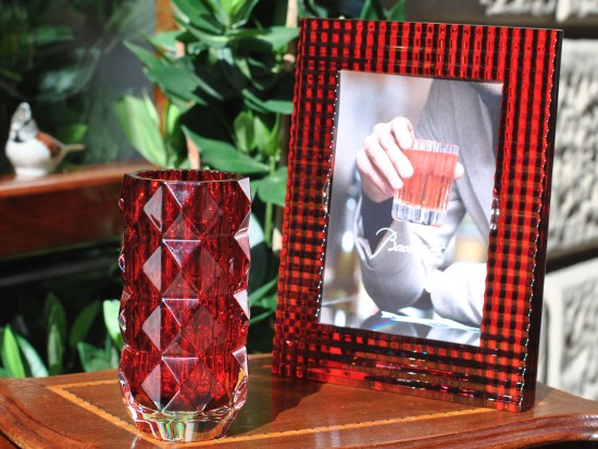 Vase Baccarat “Louxor” Red...