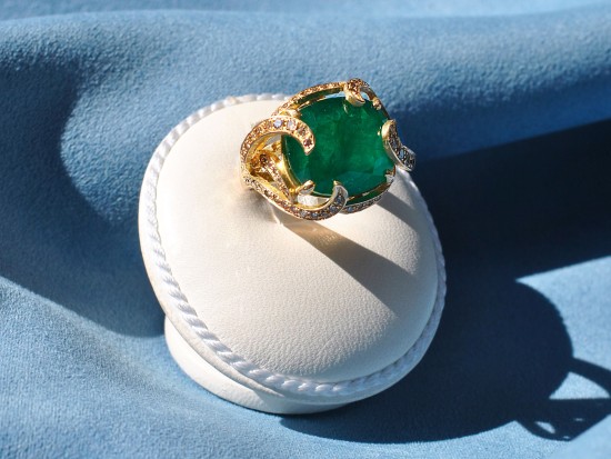 Anello Smeraldo e Oro