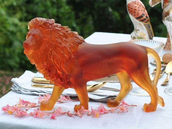 Lion: Daum "Amber Sand Lion"