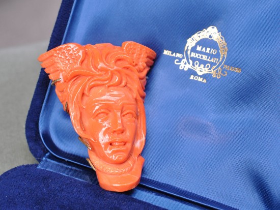 Spilla Buccellati Corallo 1980