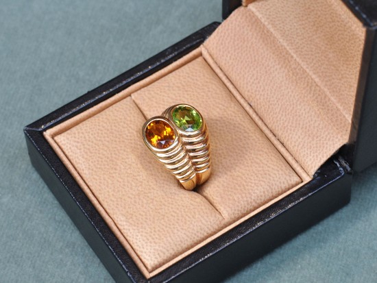 Anello Bulgari Citrino e...