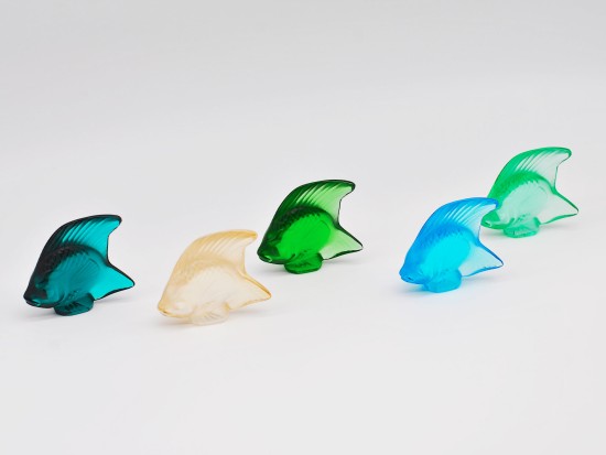 Pesce Lalique "Fish" Colorato