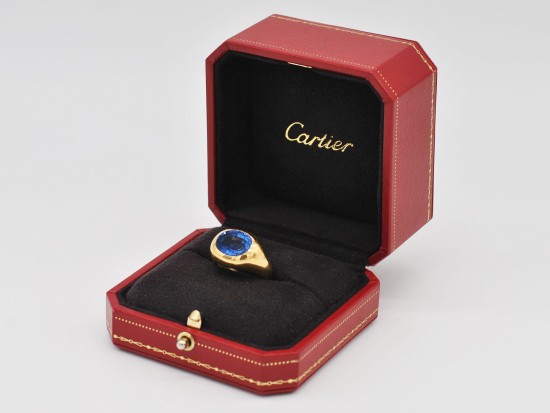 Anello Cartier Zaffiro e...