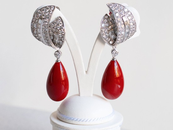Orecchini Bulgari Corallo e...