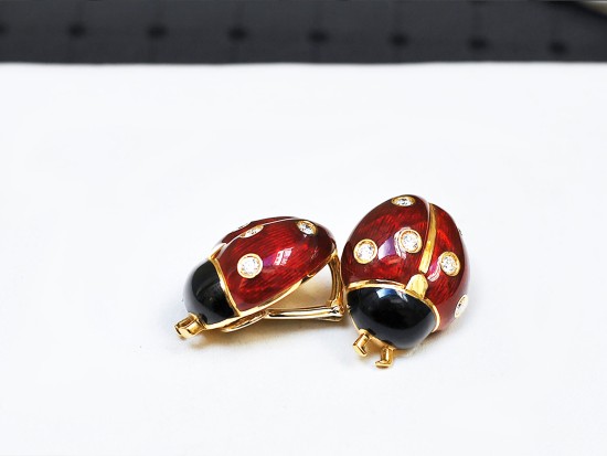 Ladybugs earrings