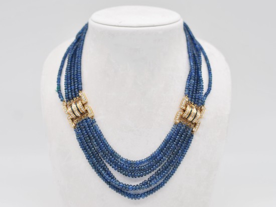 Collana Zaffiri e Oro