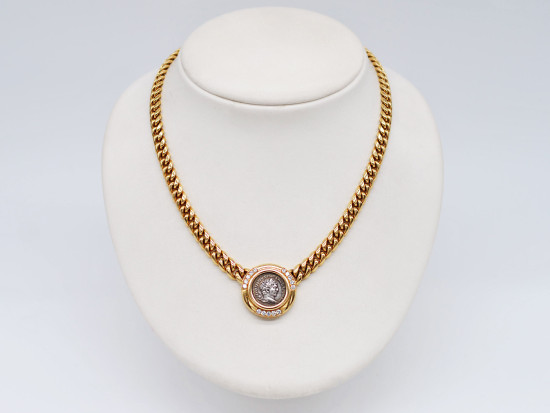 Collana Bulgari con Moneta...