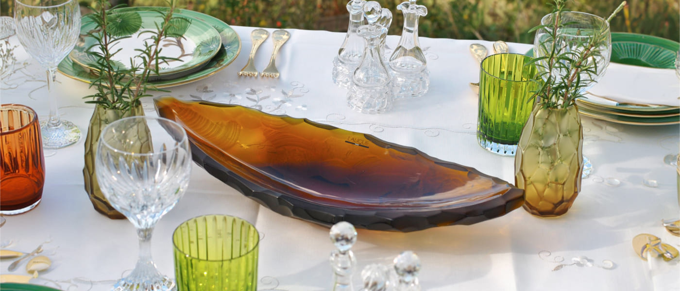 Lalique Centerpiece - Art of the Table Parenti Firenze