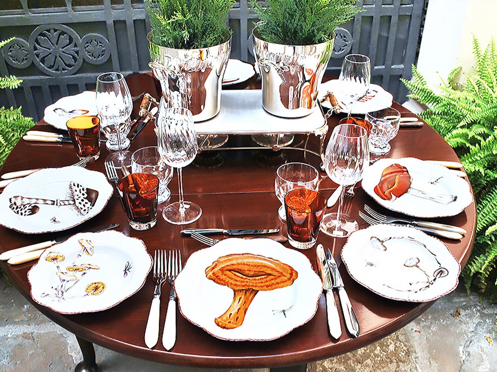 ARTE DELLA TAVOLA: ALBERTO PINTO "CHAMPIGNON" COLLECTION